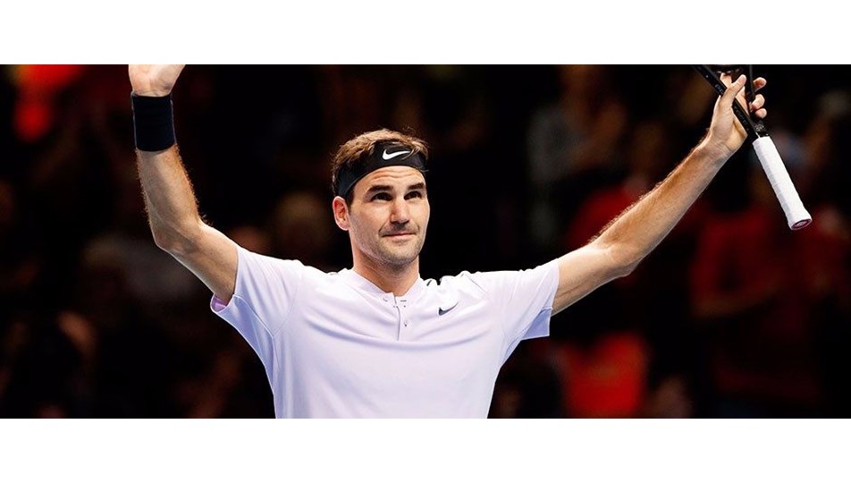Federer bileti cebine koydu