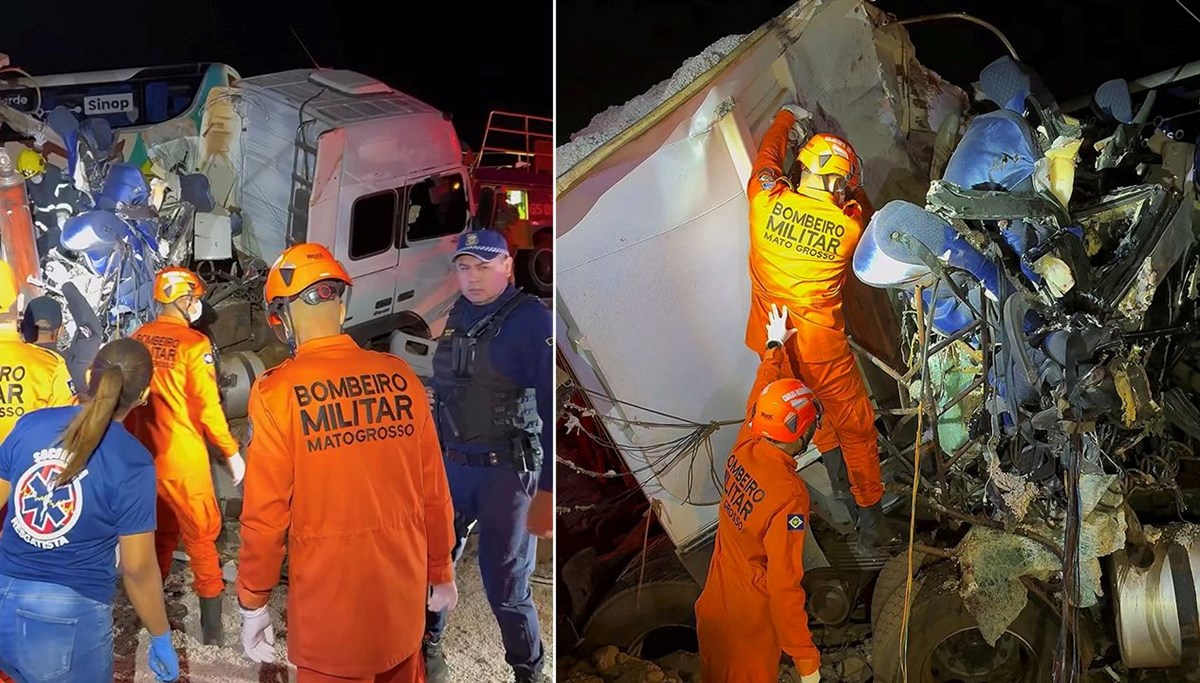 Brezilya'da otobüs kazası: 11 ölü, 45 yaralı