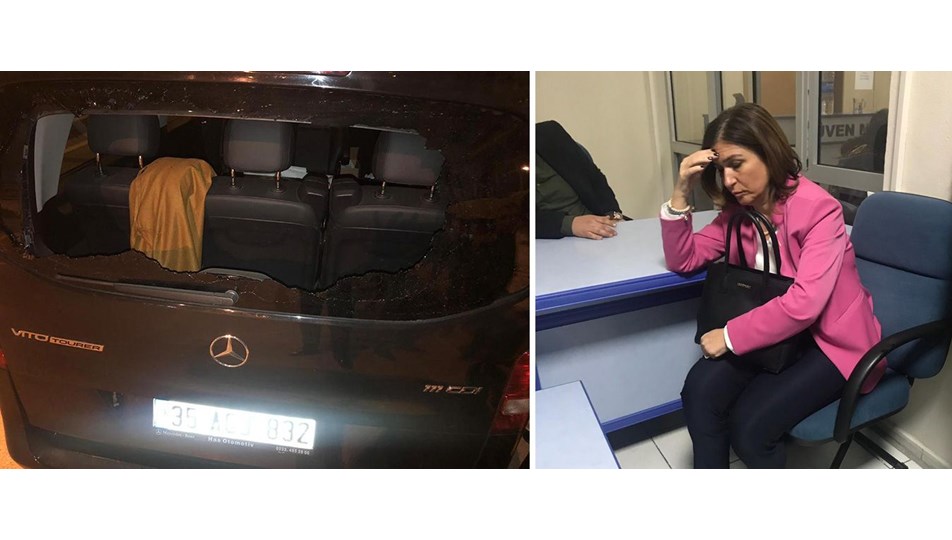CHP'li başkan adayının eşine saldırı