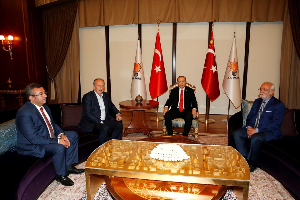 SON DAKİKA: Cumhurbaşkanı Erdoğan ile Muharrem İnce görüşmesi sona erdi - 2
