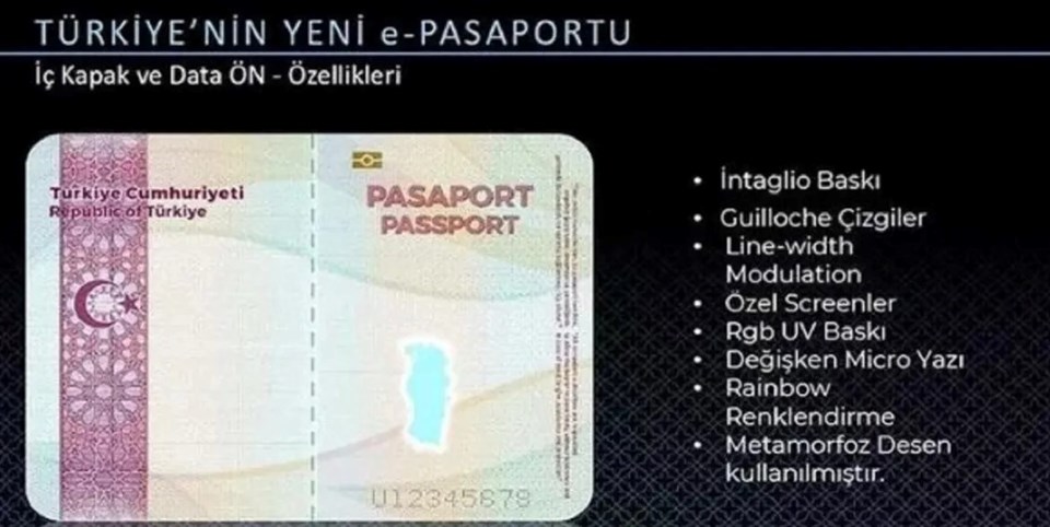 Türkiye'nin yeni e-pasaportu - 1