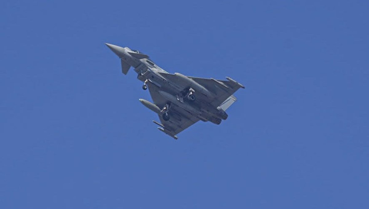 İki Eurofighter savaş uçağı Ankara'da İki Eurofighter savaş uçağı Ankara'da