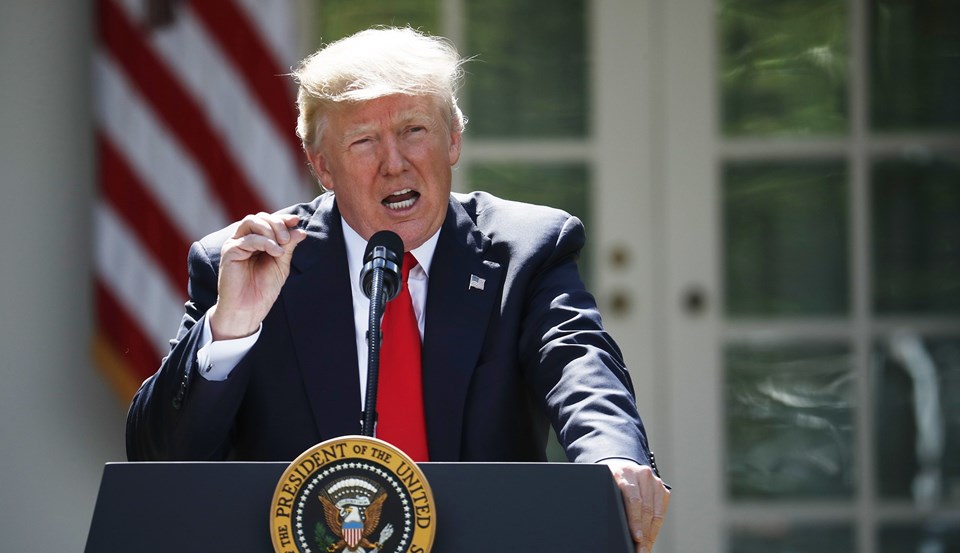 ABD Başkanı Donald Trump, 1 Haziran 2017'de ülkesini Paris İklim Anlaşması'ndan çekmişti.

