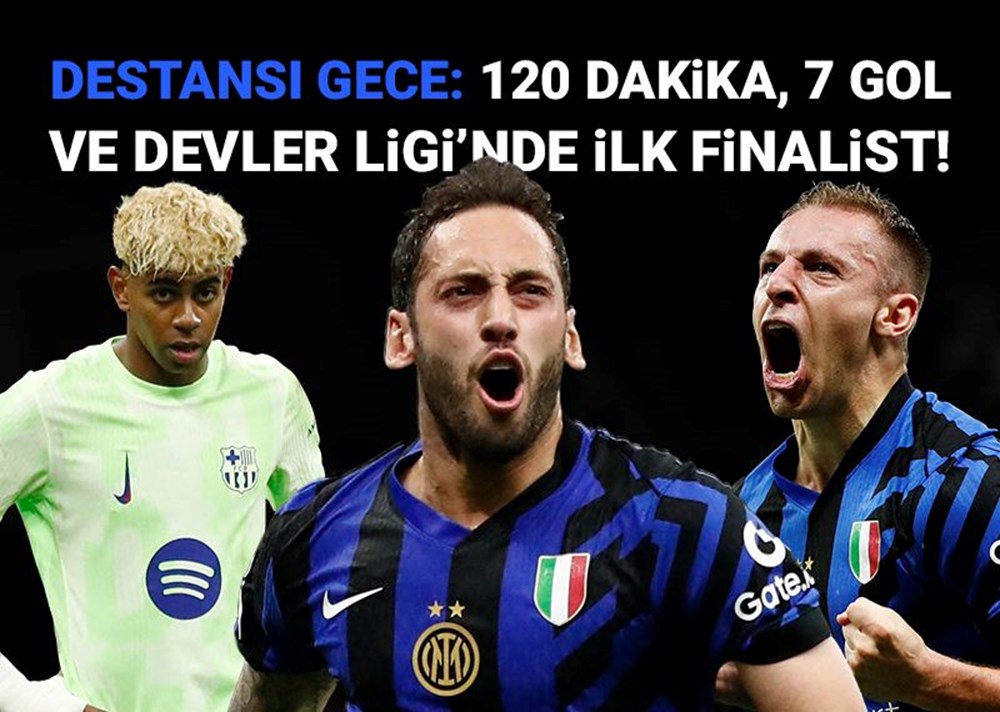Şampiyonlar Ligi'nde destansı gece: Hakan Çalhanoğlu parladı, Inter - Barcelona maçı yıllarca konuşulacak bir sona sahne oldu - 1