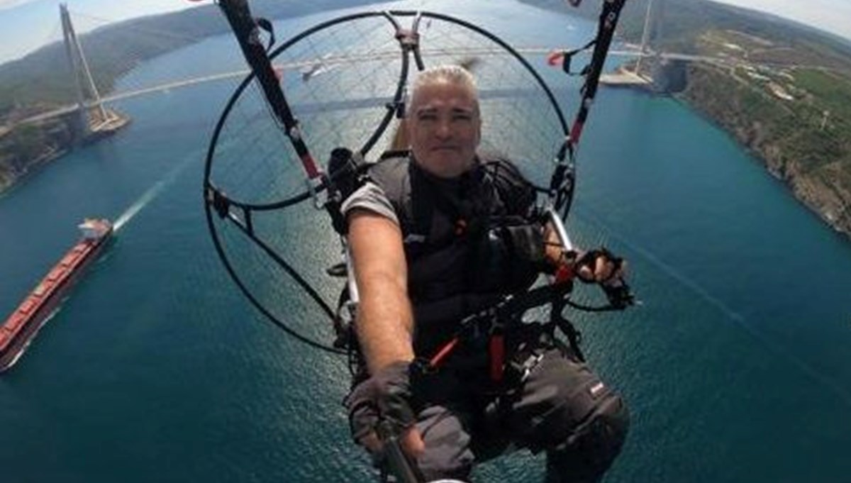 Büyükçekmece'de paramotor teknelerin üzerine düştü