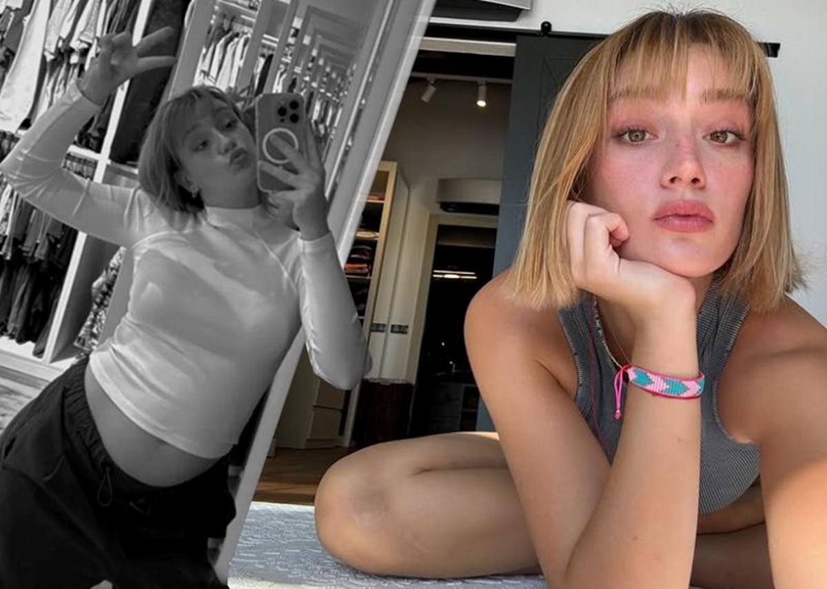 Gizem Karaca'dan karnı burnunda yeni poz