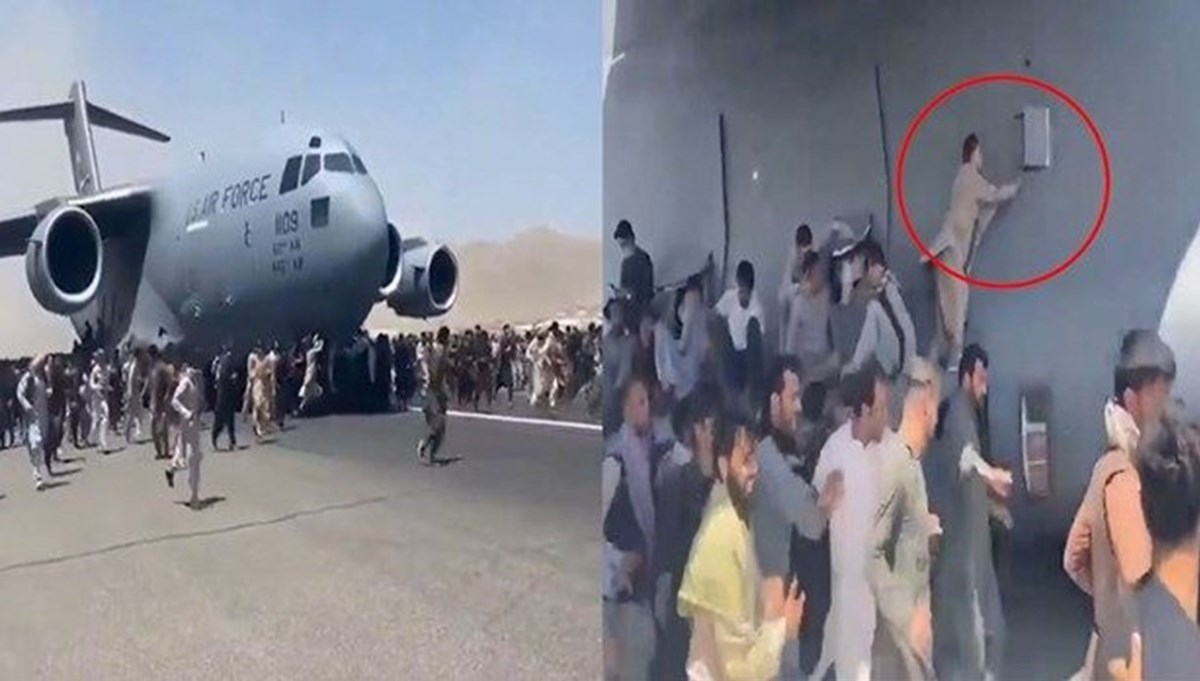 Tahliye esnasında ortaya çıkan görüntüler Tahliye esnasında ortaya çıkan görüntüler