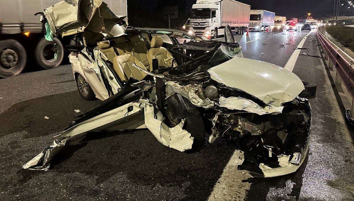Kuzey Marmara Otoyolu'nda kaza: Yaralılar var
