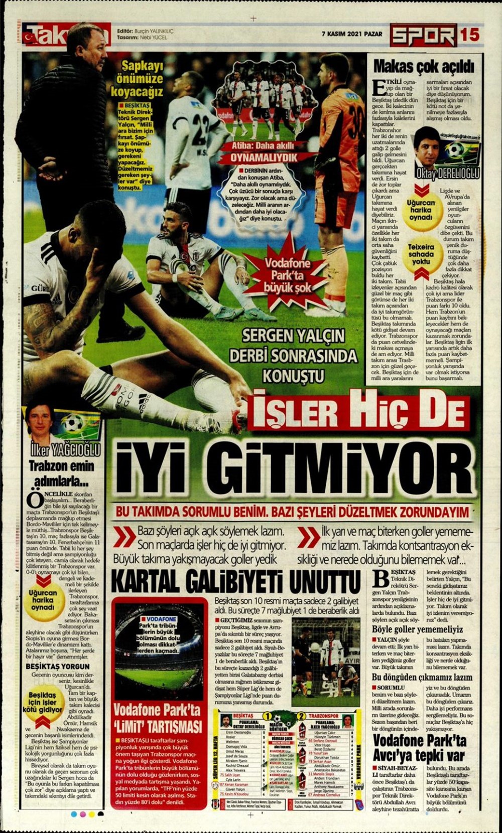 Günün spor manşetleri (7 Kasım 2021) - 20