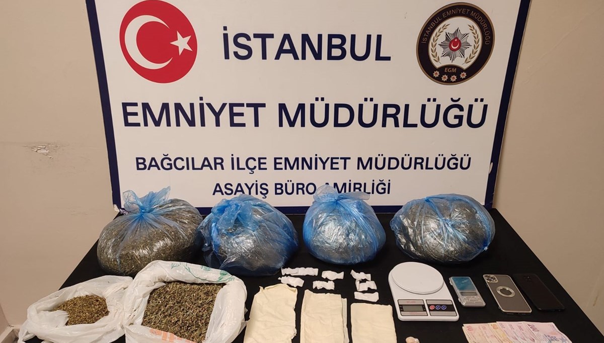 Bağcılar'da uyuşturucu denetimi: 4 kilo 330 gram bonzai ele geçirildi