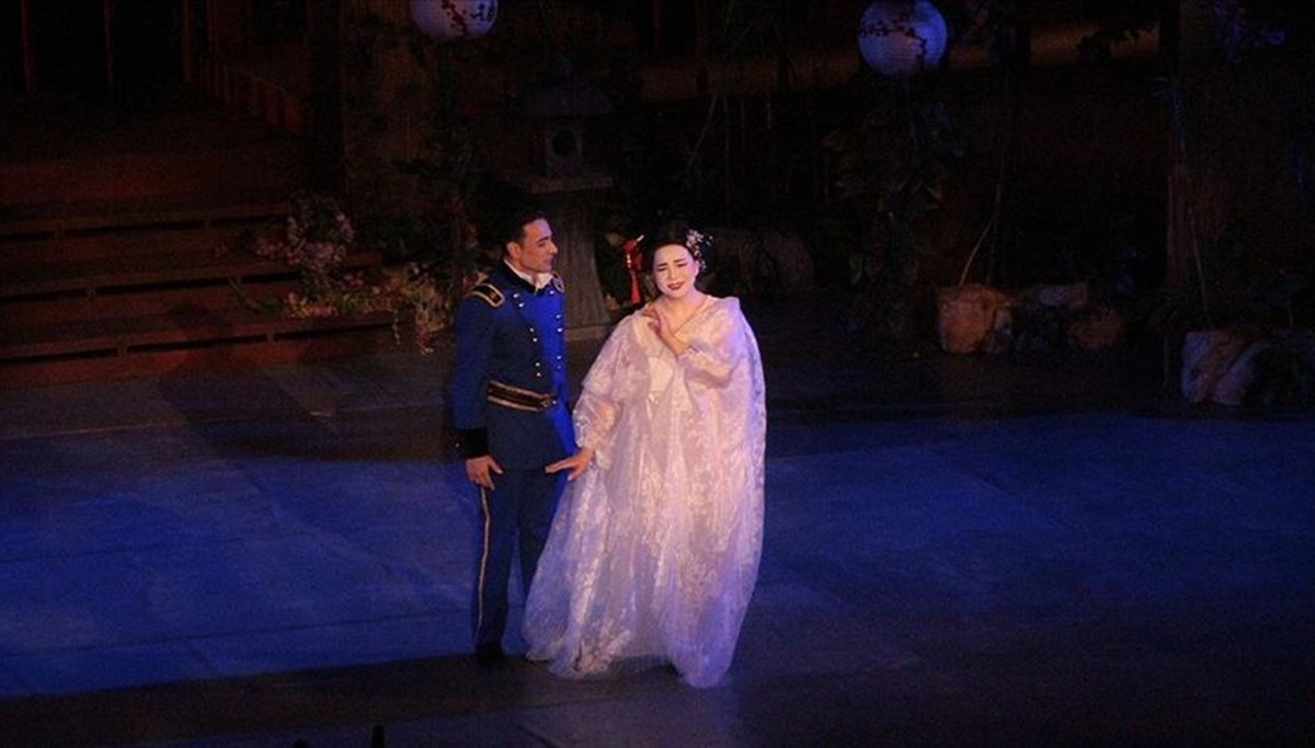 28. Uluslararası Aspendos Opera ve Bale Festivali'nde 'Madama Butterfly' operası sahnelendi