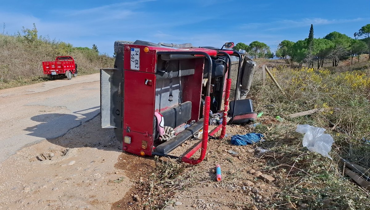 Antalya'da iki safari aracı çarpıştı