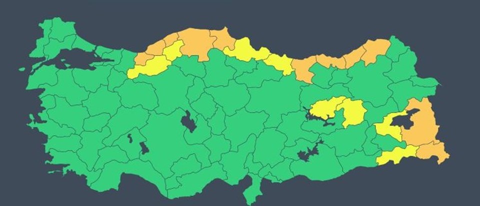 Meteoroloji'den 19 il için kar ve çığ uyarısı - 1