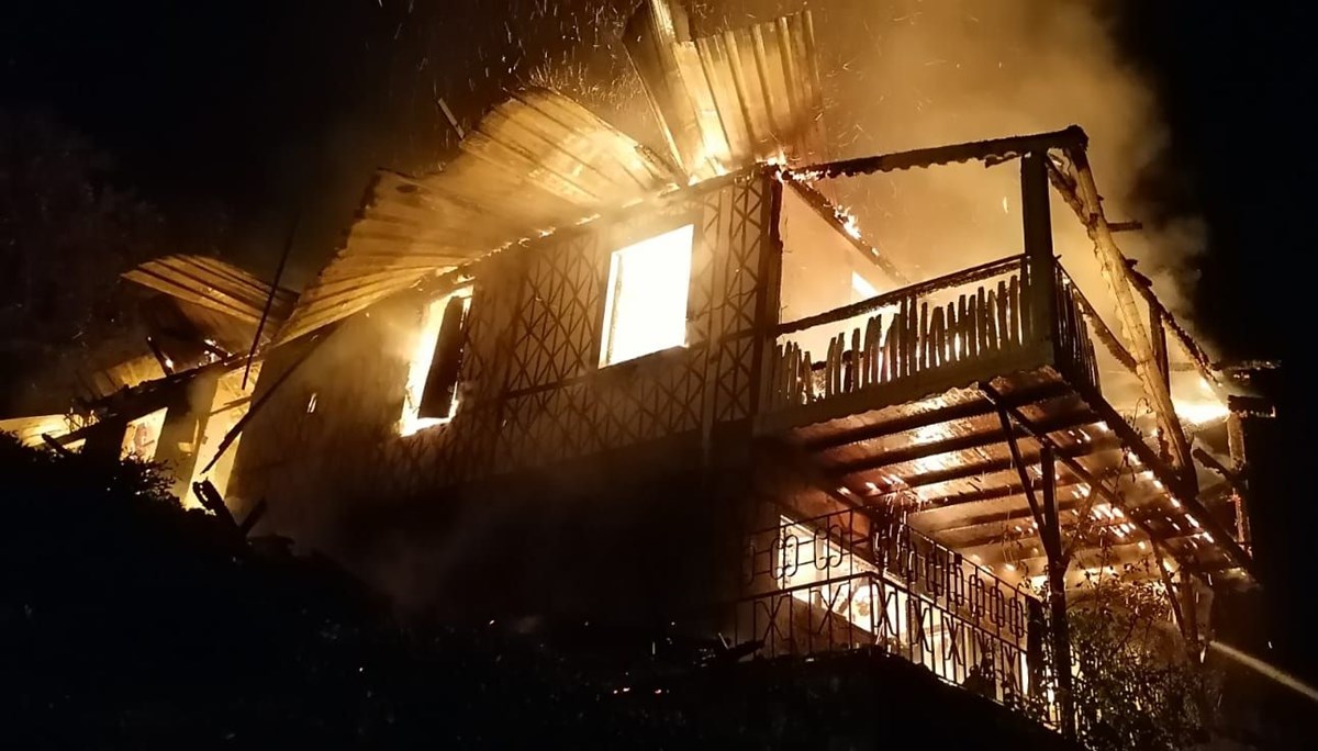 Ressam Gökçe Erhan'ın evi yandı: Kundaklama şüphesiyle inceleme