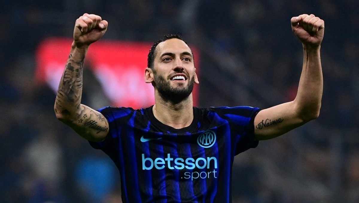 Çalhanoğlu gecenin kahramanı oldu