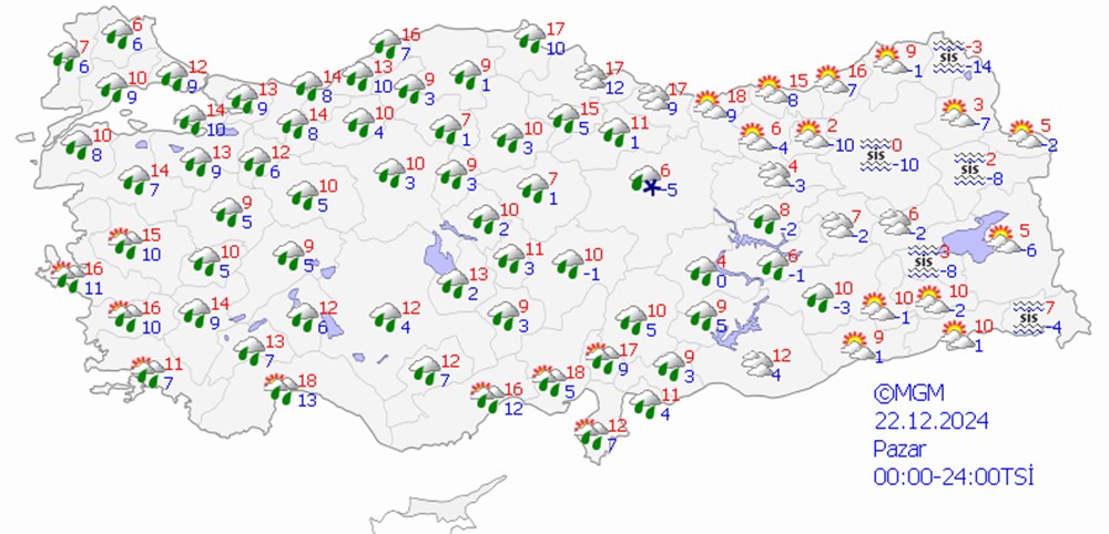 Meteorolojiden turuncu kodlu yoğun kar yağışı uyarısı: Fırtınayla birlikte gelecek! - 16