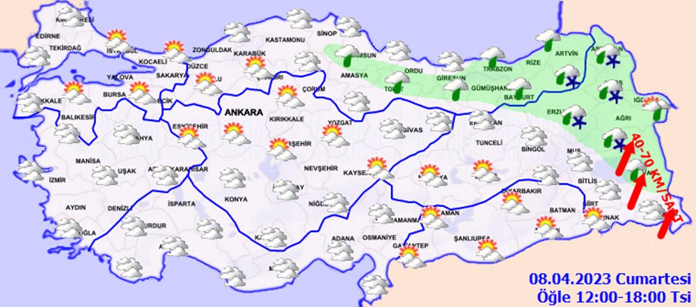 Hava sıcaklıkları 2-4 derece artacak! (Bugün hava nasıl olacak?) - 2