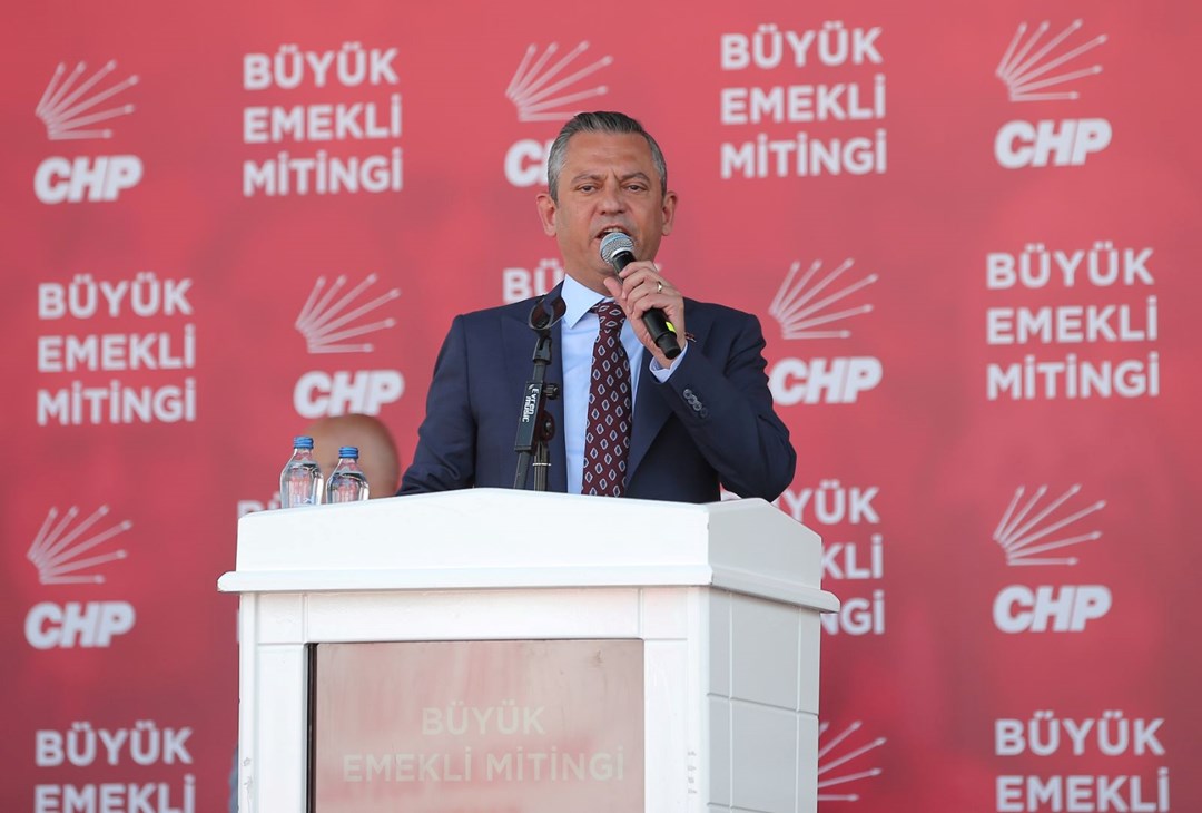 CHP den Ankara da emekli mitingi