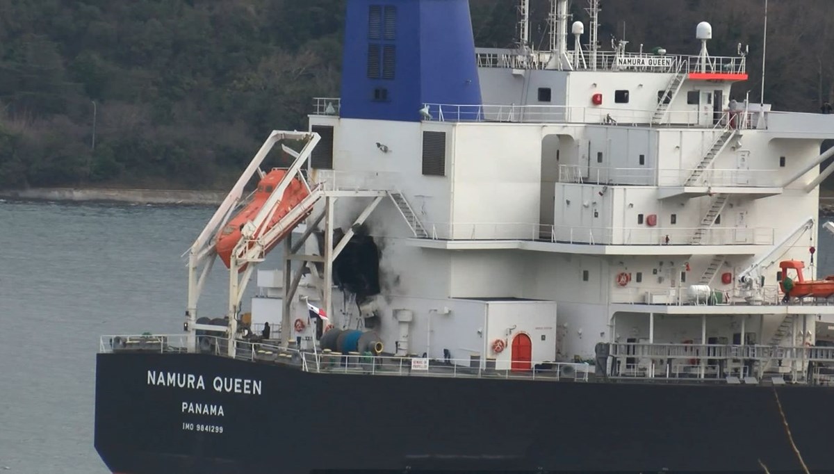 Ukrayna açıklarında füze isabet eden gemi İstanbul'da