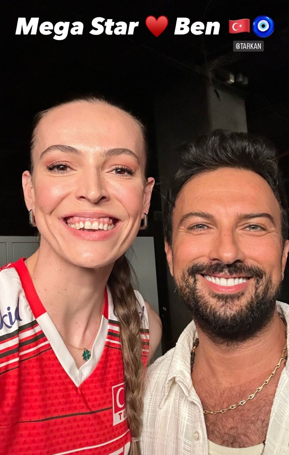 Eda Erdem'den Tarkan paylaşımı: Megastar ve ben - 1