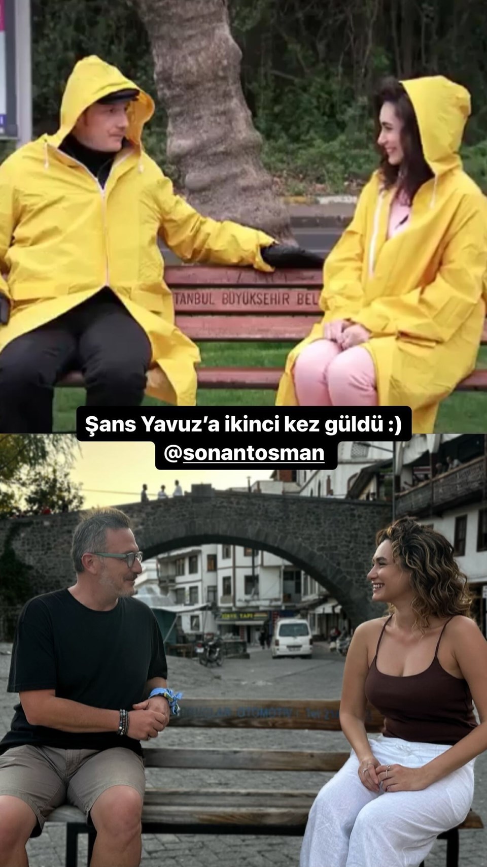 Osman Sonant ile Hande Doğandemir'den yıllar sonra aynı poz - 1