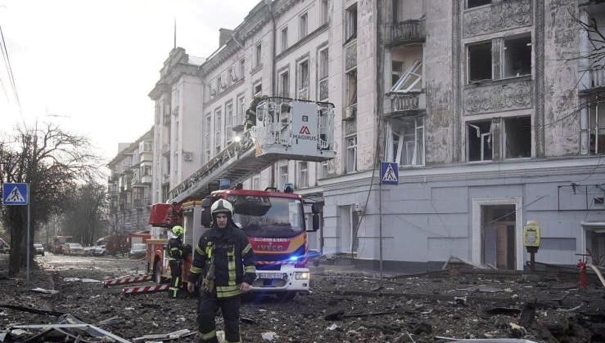 Rusya'dan Kiev'e 44 gün aradan sonra ilk füze saldırısı Rusya'dan Kiev'e 44 gün aradan sonra ilk füze saldırısı