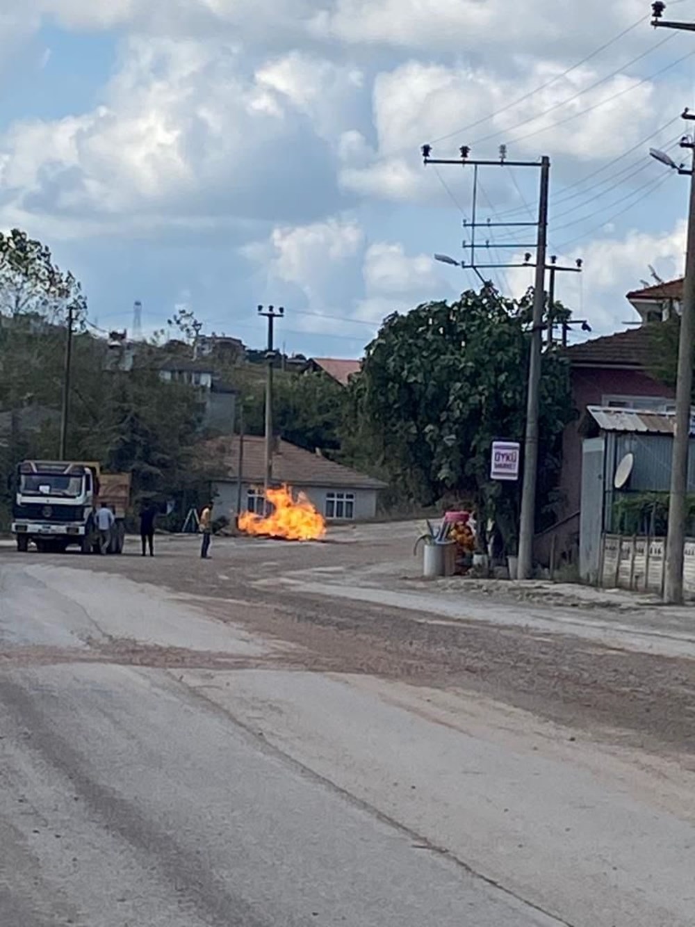 Doğalgaz
çalışması sırasında patlama: 1 işçi yaralı - 1