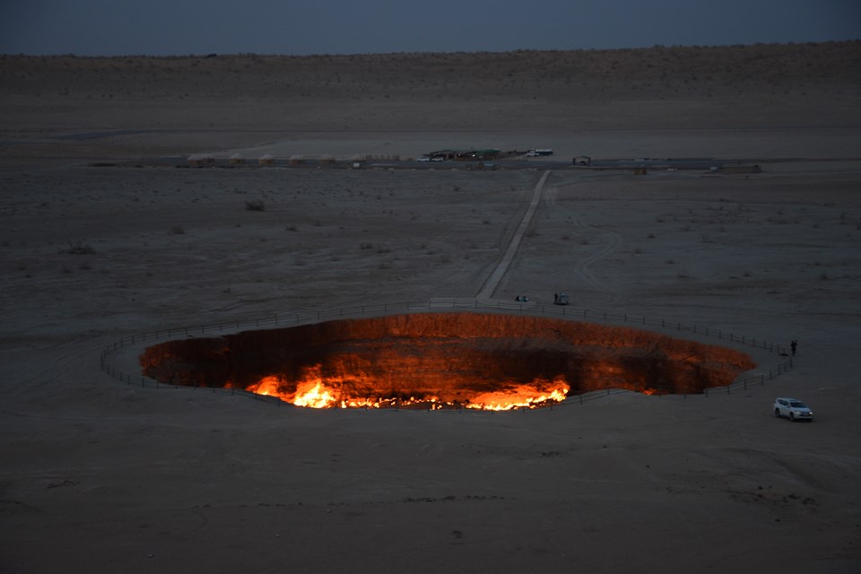 Türkmenistan'da 50 yıldır yanan Derveze gaz krateri (Cehennem Kapısı) kapatılacak - 2