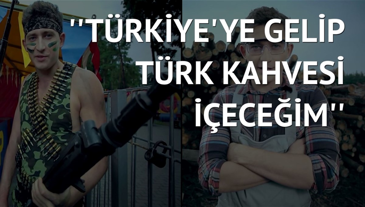 Cephe hattında bir müzisyen