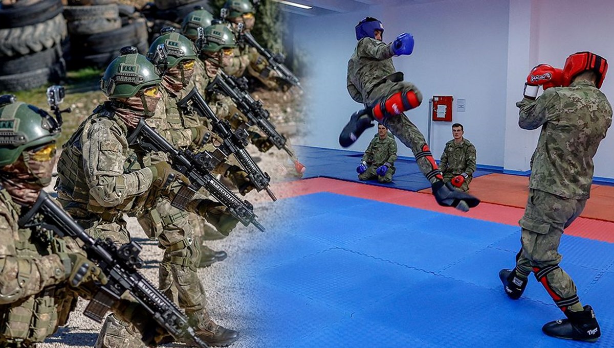 Eğirdir'de komandoların zorlu eğitimi