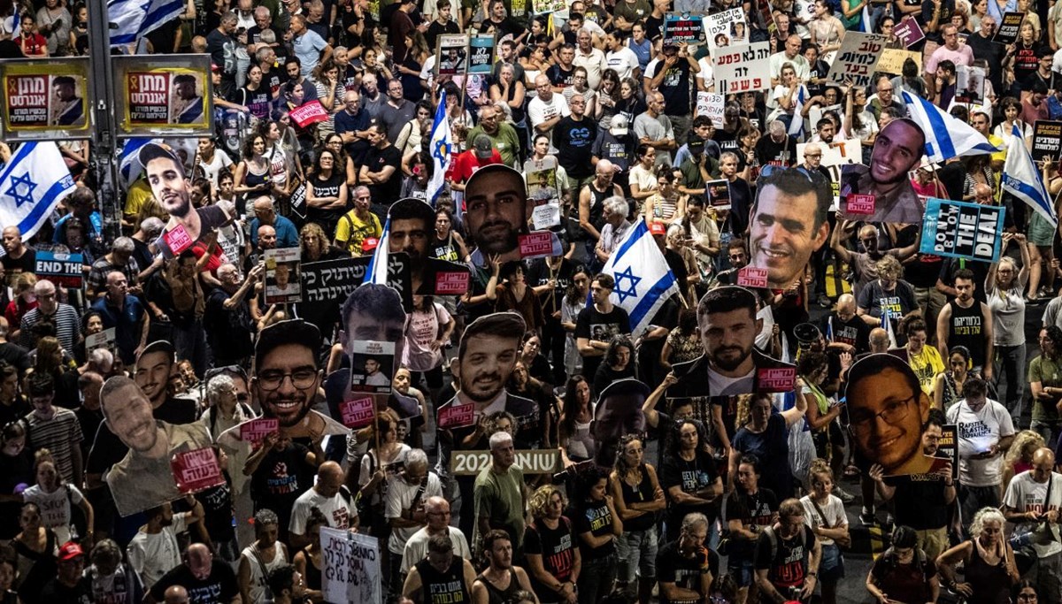 Tel Aviv'de protesto