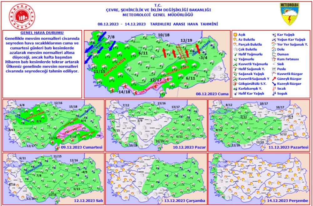 Hafta sonu hava daha da soğuyacak (Bugün hava nasıl olacak? 5 günlük hava durumu) - 5