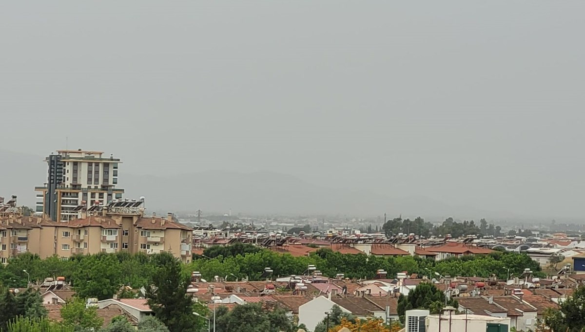 Aydın’da toz bulutu etkili oldu