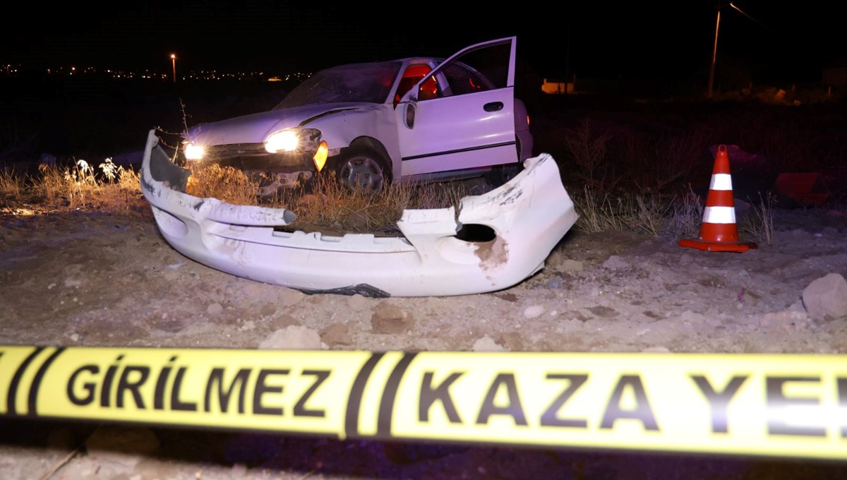 Ehliyetsiz ve alkollü sürücünün aracı takla attı