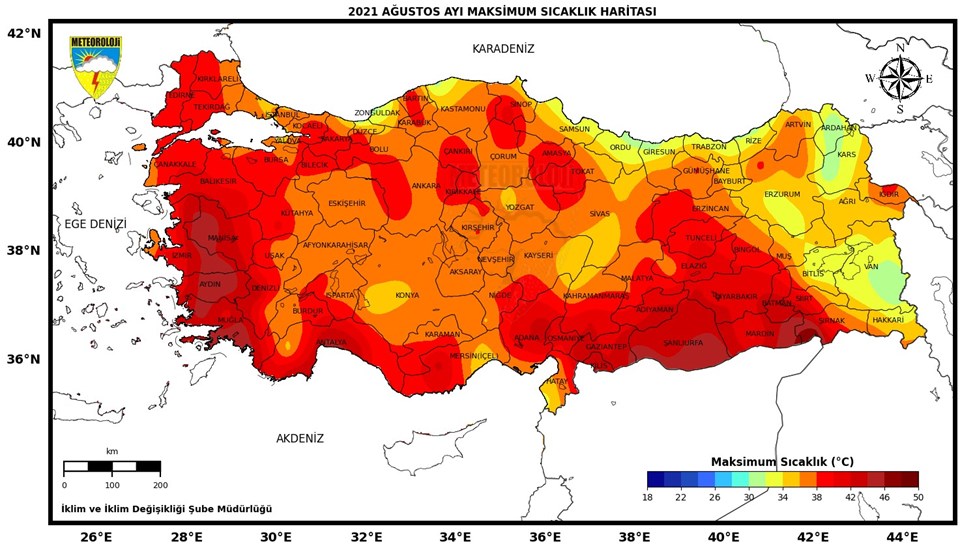 Son 50 yılın en sıcak 6'ncı ağustosu yaşandı - 1