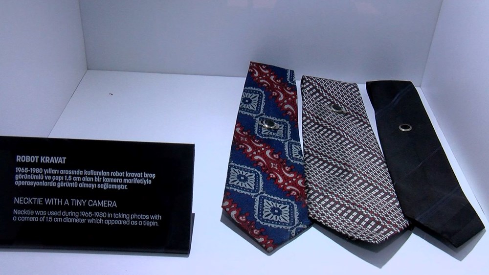 MİT gizli silahlarını sergiledi: Robot kravat, ses kayıt cihazları - 7
