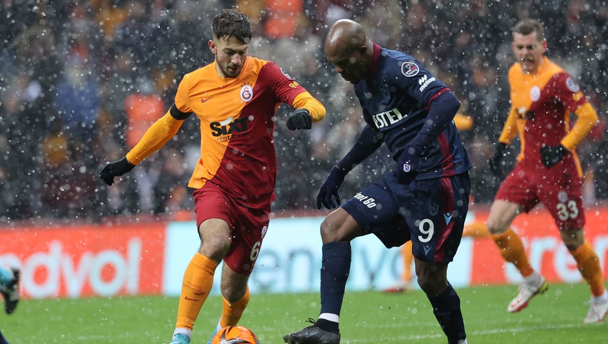 Dev maçta kazanan Trabzonspor (Galatasaray-Trabzonspor maç sonucu)