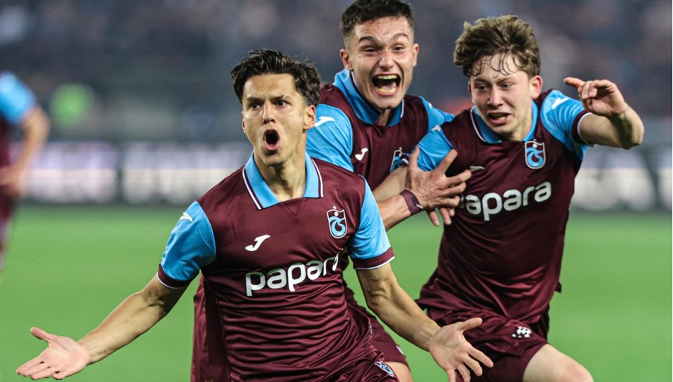 Trabzonspor'un gençleri tarih yazıyor: UEFA tarihine geçen rekor