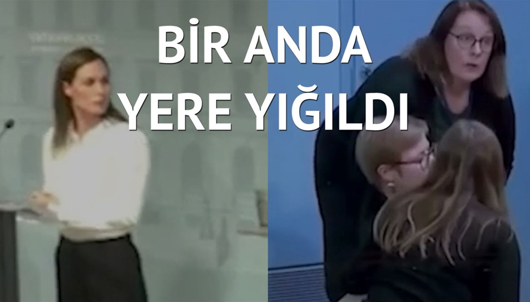 Finlandiya İçişleri Bakanı canlı yayında bayıldı