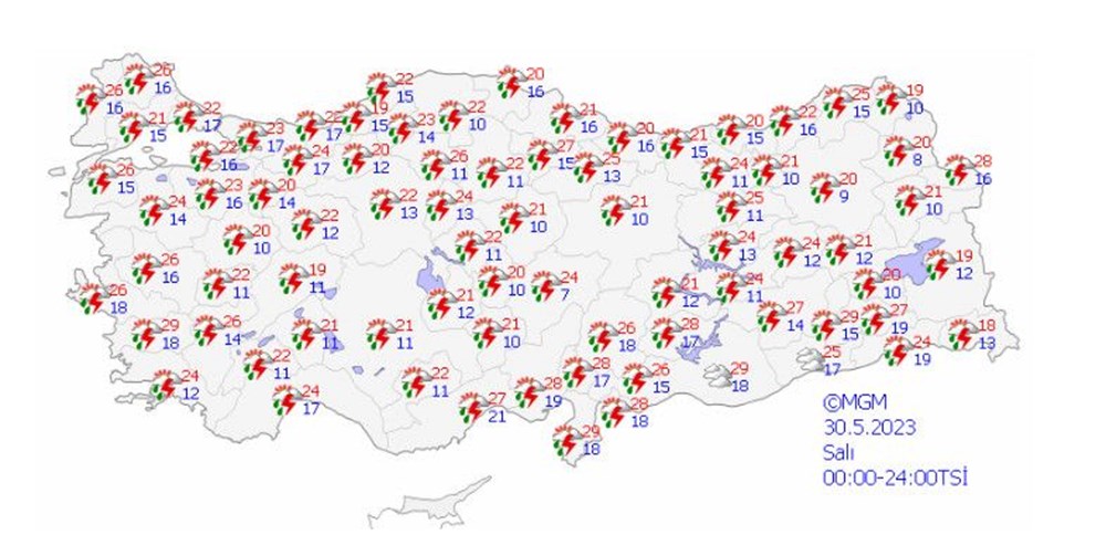 Seçim günü hava nasıl olacak? (Meteorolojiden 5 günlük rapor) - 15