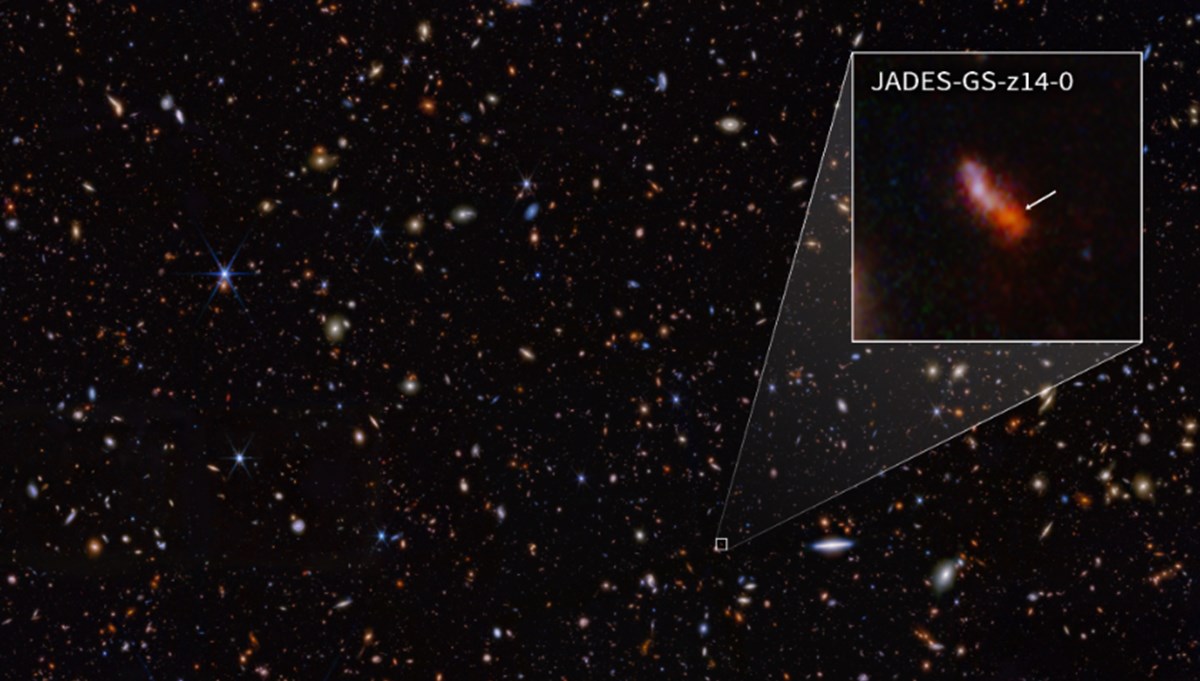 NASA'nın James Webb Teleskobu bilinen en uzak galaksiyi buldu