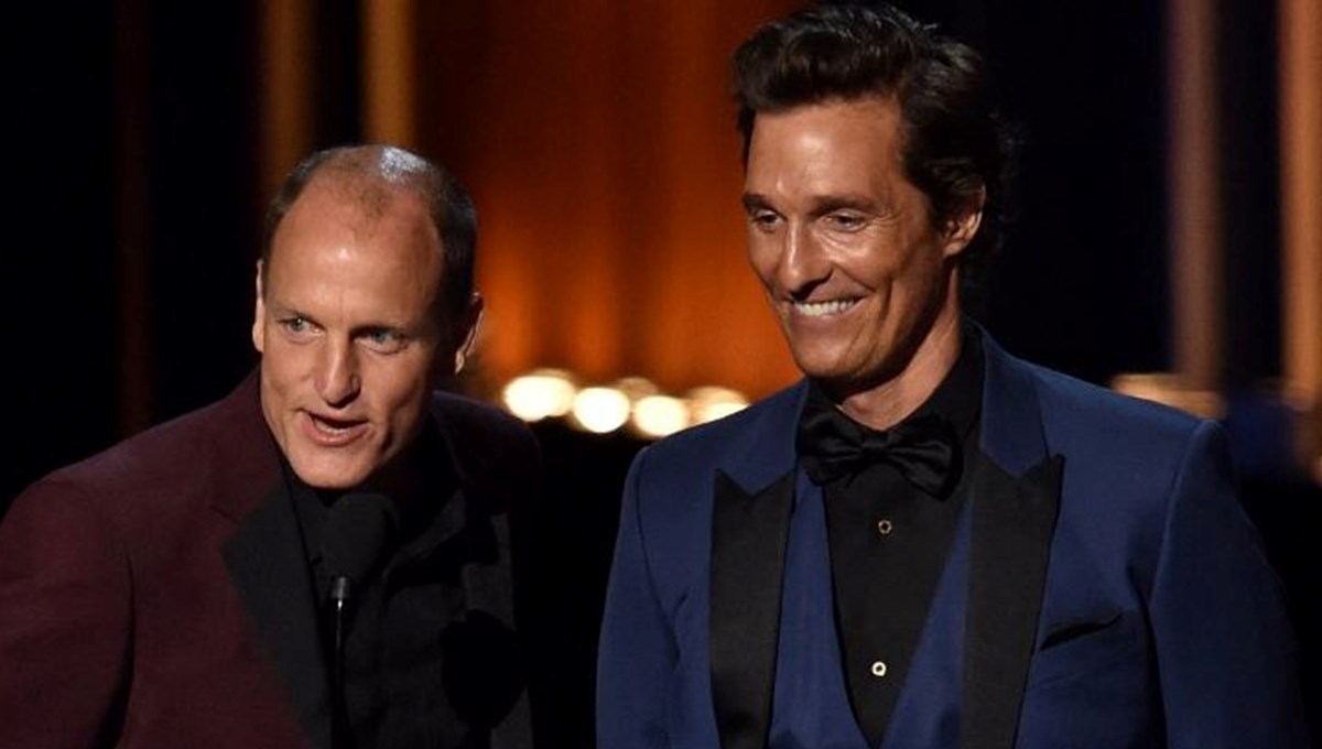 'True Detective' oyuncuları Matthew McConaughey ve Woody Harrelson bir araya geliyor