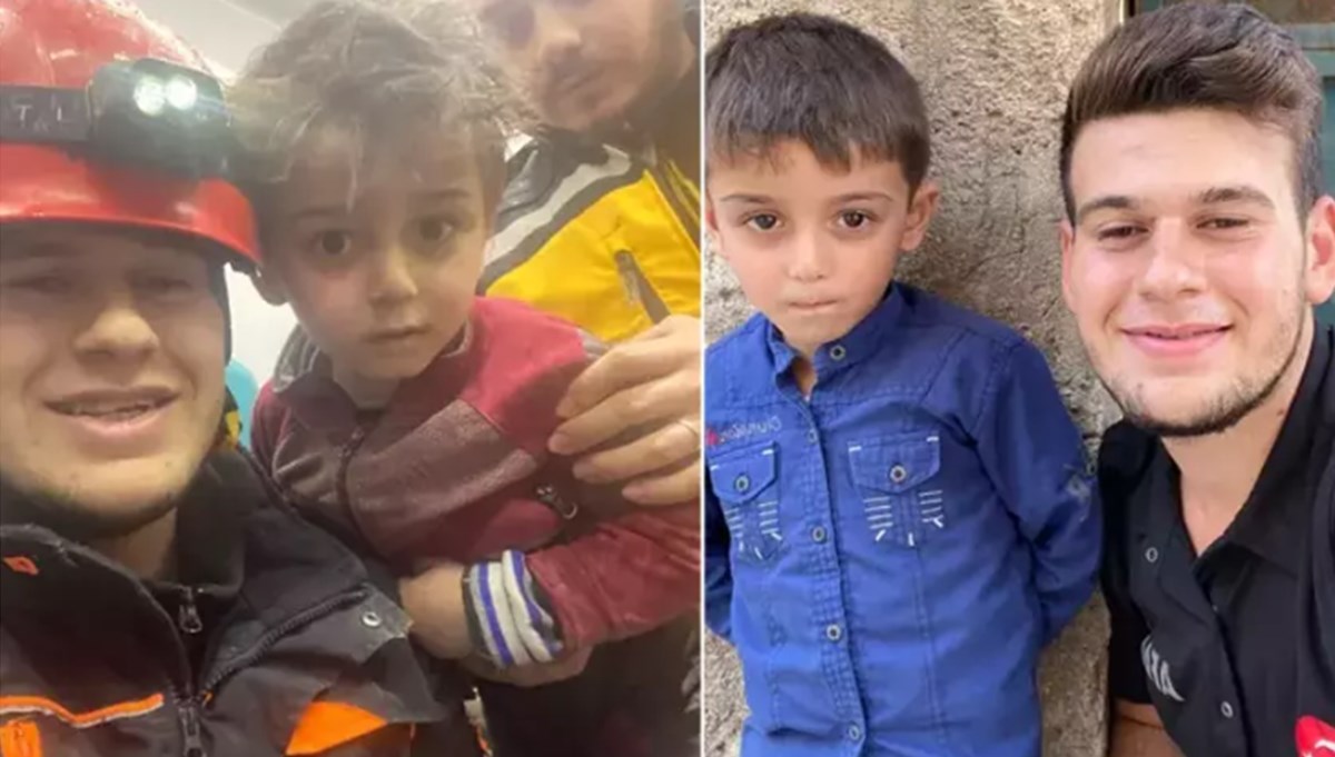 AFAD ekibini duygulandıran tesadüf: Depremde kurtardıkları çocukla Suriye'de buluştular AFAD ekibini duygulandıran tesadüf: Depremde kurtardıkları çocukla Suriye'de buluştular