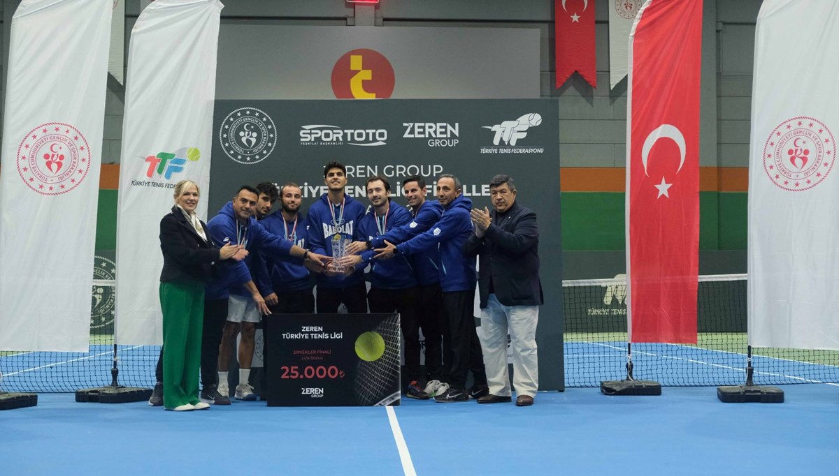 Türkiye Tenis Ligi'nde erkeklerde şampiyon TED Spor Kulübü oldu