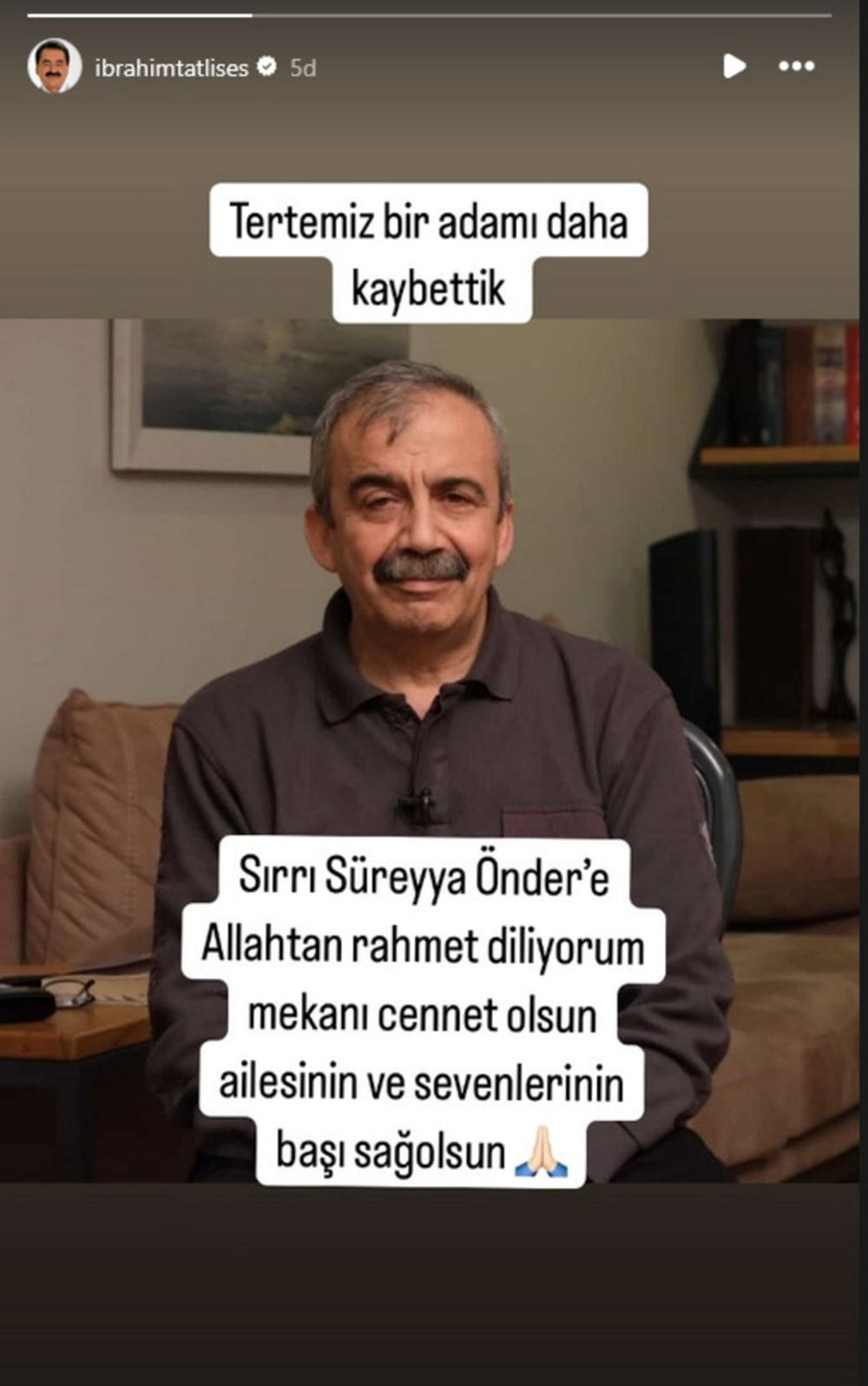 Ünlü isimlerden Sırrı Süreyya Önder'e veda: Çok erken gittin abi - 2