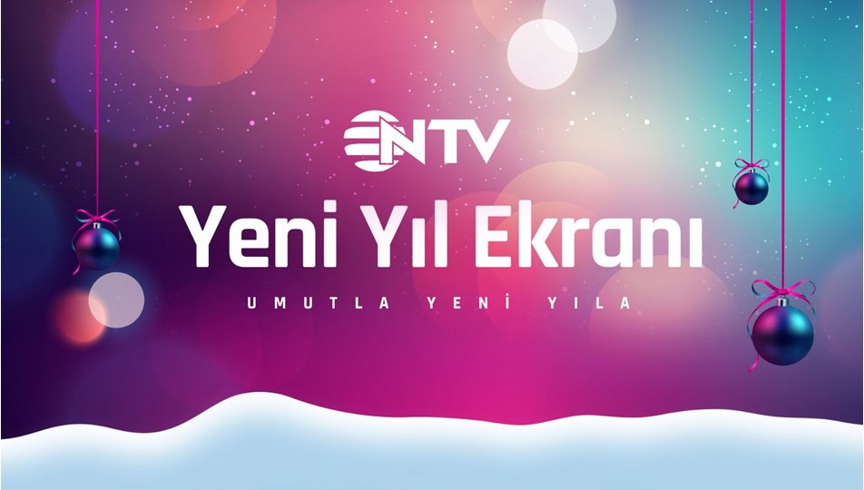 NTV'de yılbaşı ekranı