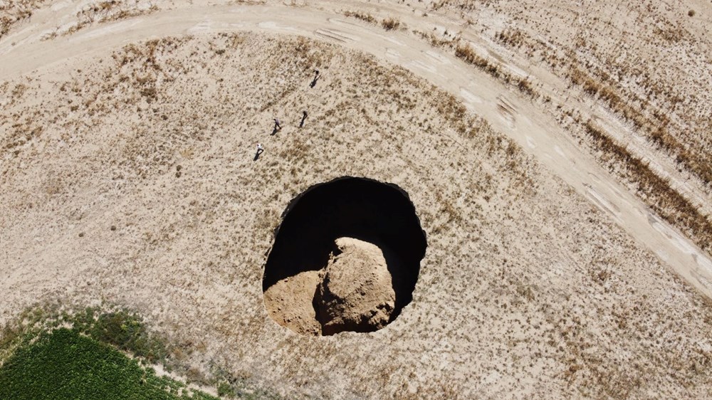 Konya'da 70 metre derinliğinde obruk - 3