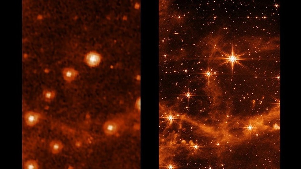 James Webb, Büyük Macellan Bulutsusu'nu görüntüledi.