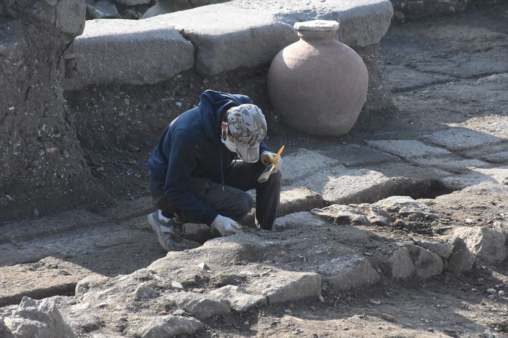 Tieion Antik Kenti'nde Friglere ait yazılar ile Dor başlıkları ortaya çıkarıldı - 9