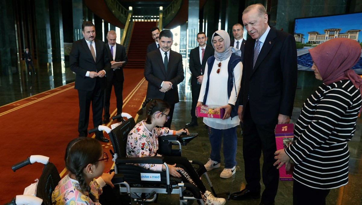 Cumhurbaşkanı Erdoğan'dan sürpriz kabul